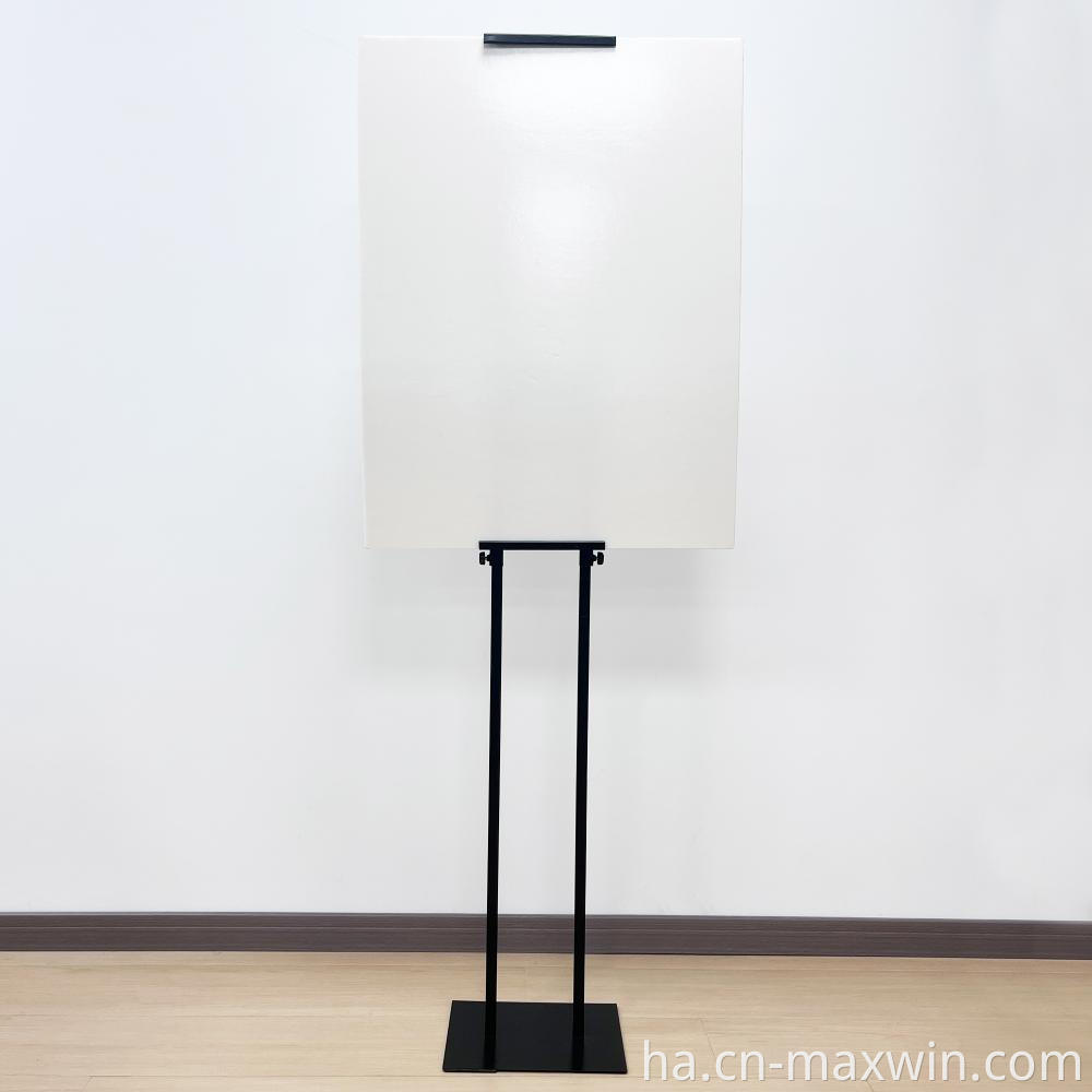 Pedestal Popper tsayawa tare da firam na poster Pedestal Poster Stand With Poster Frame